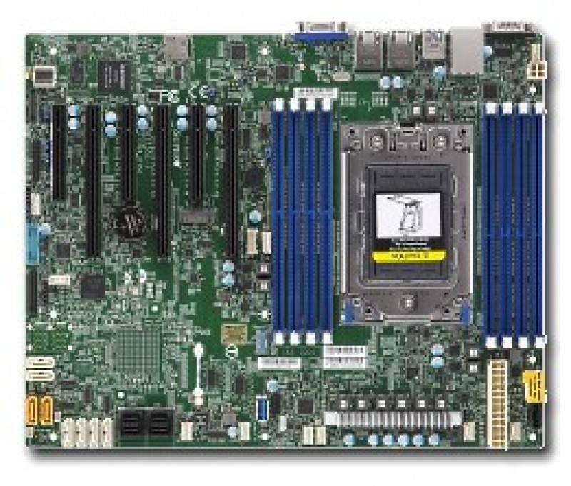 Supermicro Single AMD EPYC 7000-Series, System on Chip, SATA, 2xGbE, IPMI, M.2 Bul