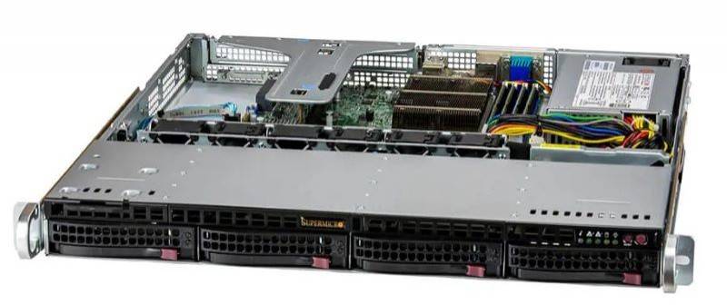 Supermicro SuperServer SYS-510T-M 1U UP 4xLFF 2x1GbE IPMI FIX PSU