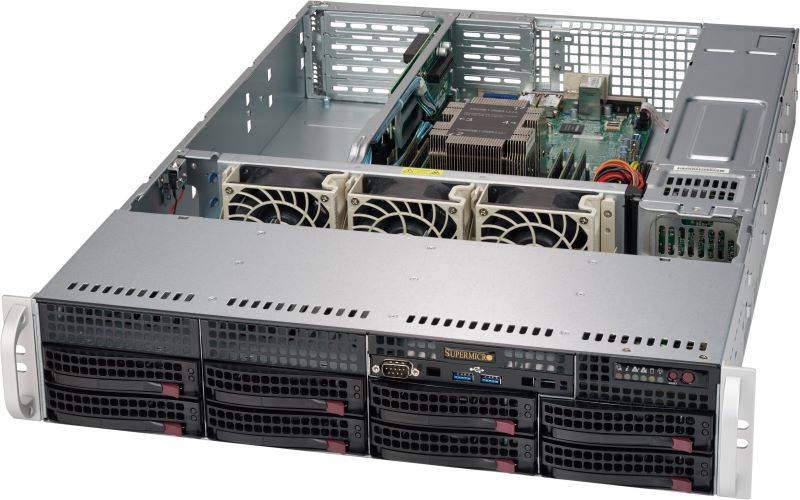 Supermicro SuperServer SYS-5029P-WTR 2U UP 8xLFF 2x10GbE RED PSU