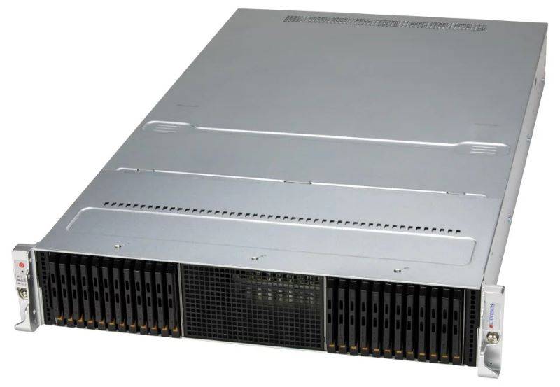 Supermicro SuperStorage SSG-221E-NE324R 2U DP 24xSFF AIOM IPMI RED PSU