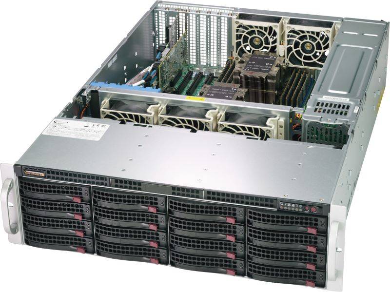 Supermicro SuperStorage SSG-6039P-E1CR16H 3U DP 16xLFF 2x10GbE IPMI RED PSU