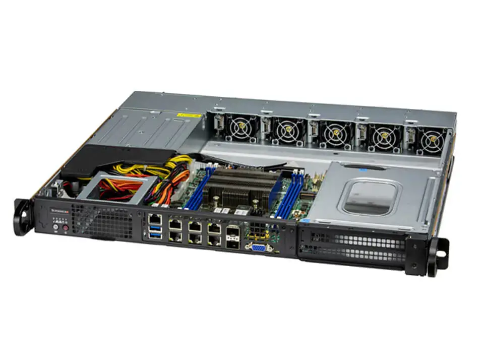 Supermicro SuperServer  1U UP 2xSFF 4x1GbE 2x25GbE 2x10GbE IPMI RED PSU