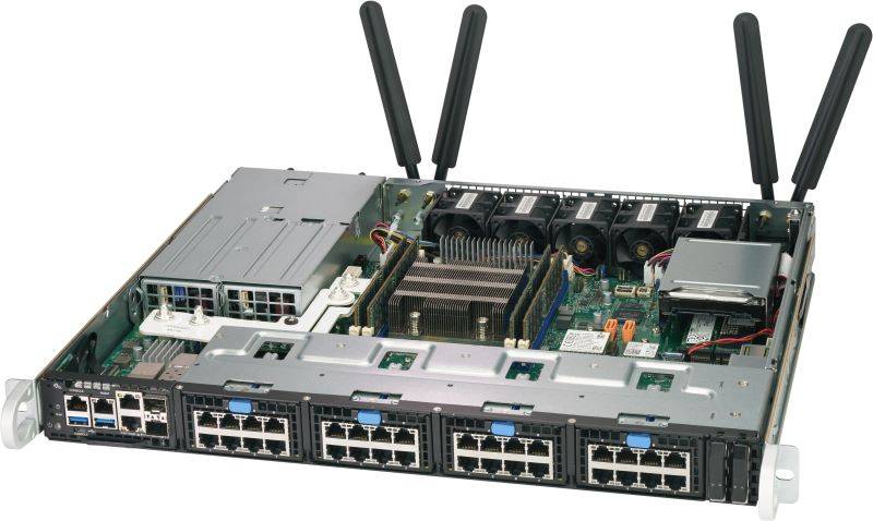 Supermicro SuperServer SYS-1019D-FRN5TP 1U UP 2xSFF 2x10GbE+2x10GbE RED PSU