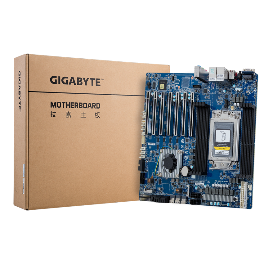 Gigabyte  1xSKT LGA 4094, AMD Threadripper PRO 5000, WRX8, SATA, 2xM.2, 2x10GbE, 2xGbE, IPMI 4