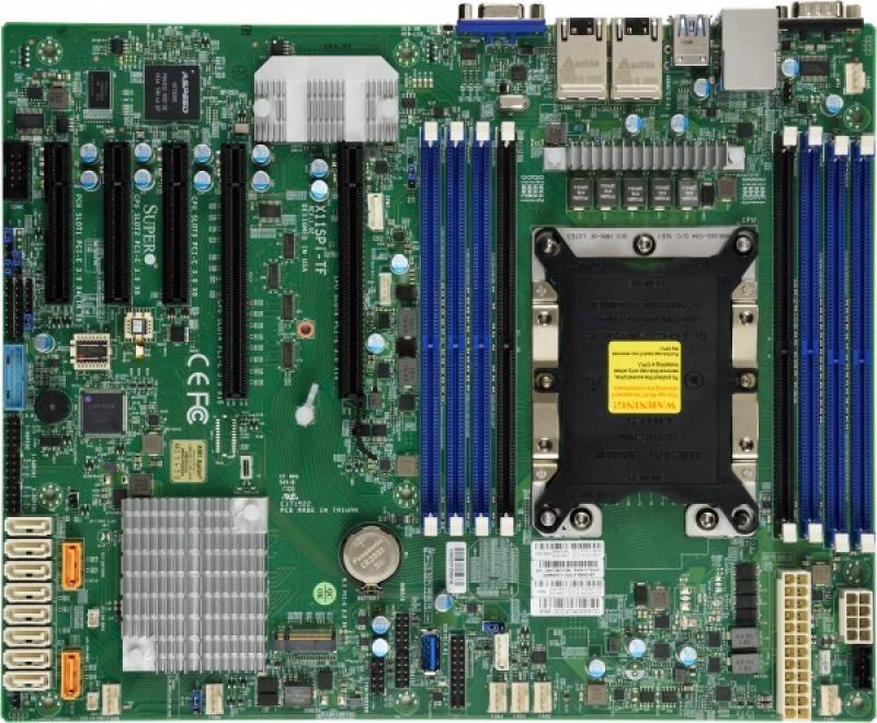 לוח אם - Supermicro MBD-X11SPi-TF, Single SKT, Intel C622 Chipset, SATA