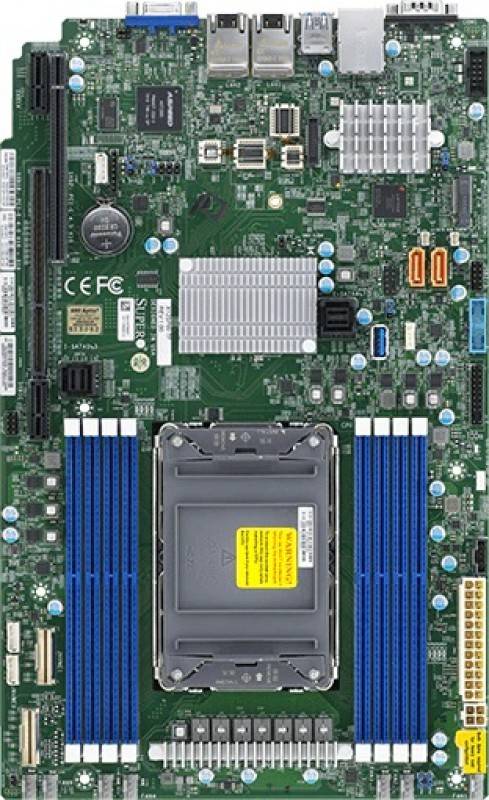 לוח אם - Supermicro MBD-X12SPW-TF, 1xSKT LGA4189, 3Gen. Intel Xeon Scalable