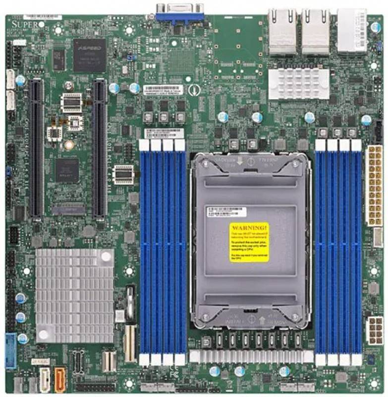 לוח אם - Supermicro MBD-X12SPZ-LN4F, 1xSKT LGA4189, 3Gen. Intel Xeon