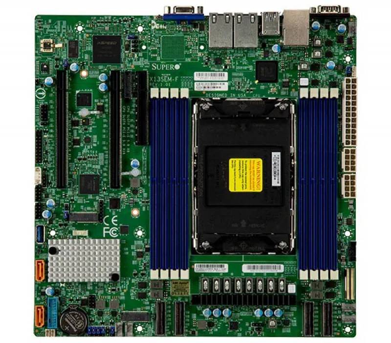 לוח אם - Supermicro MBD-X13SEM-F, 1xSKT LGA4677, 4Gen. Intel Xeon Scalable