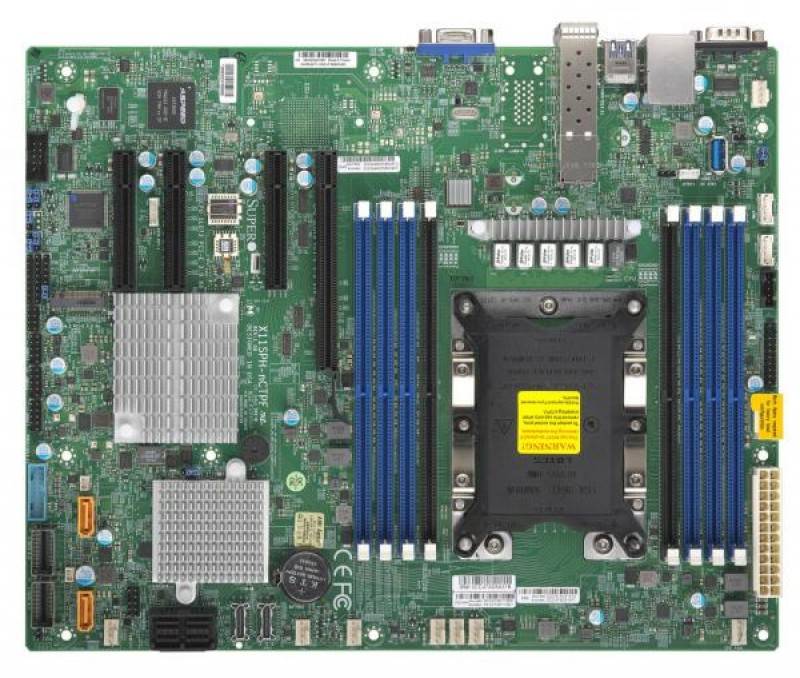 לוח אם - Supermicro MBD-X11SPH-nCTPF, Single SKT, Intel C622 Chipset, SATA