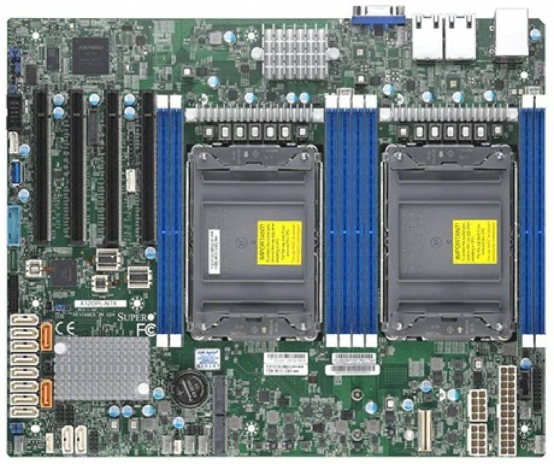 לוח אם - Supermicro MBD-X12DPL-NT6, 2xSKT LGA4189, 3Gen. Intel Xeon Scalable