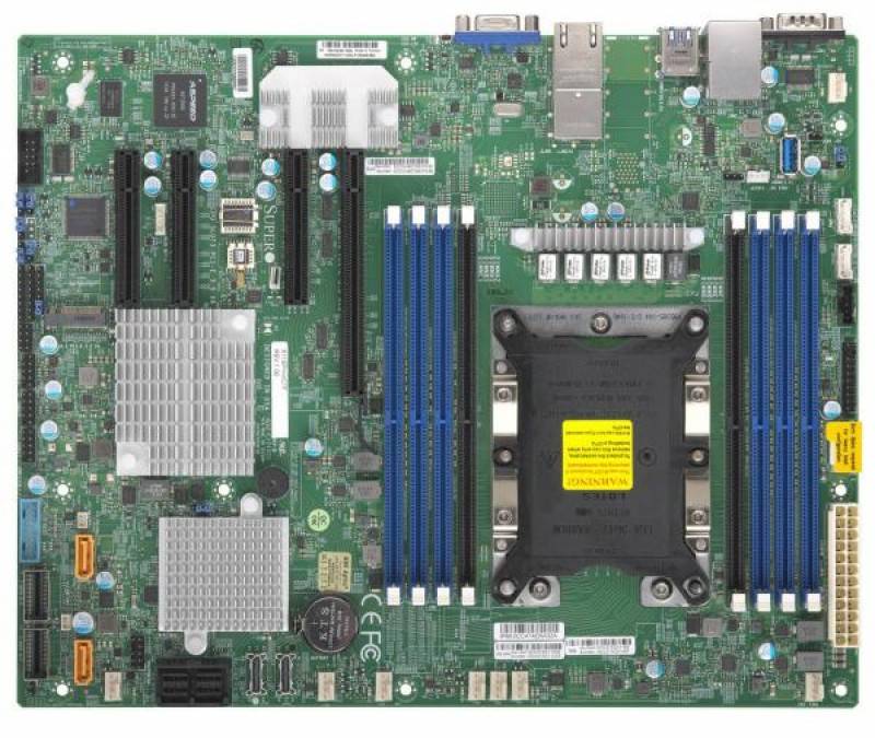 לוח אם - Supermicro MBD-X11SPH-nCTF, Single SKT Intel C622 Chipset SATA LSI