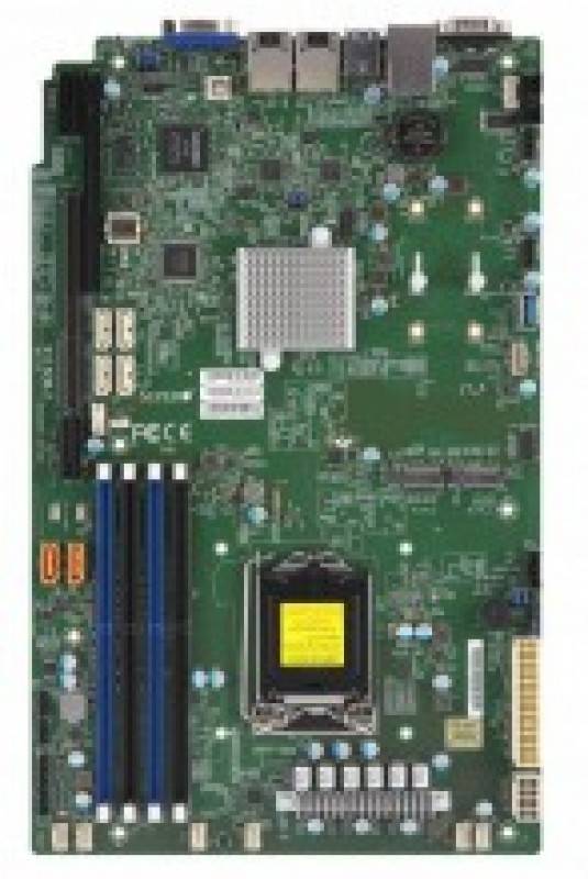 לוח אם - Supermicro MBD-X11SCW-F, Single SKT, Intel C246 Chipset, SATA