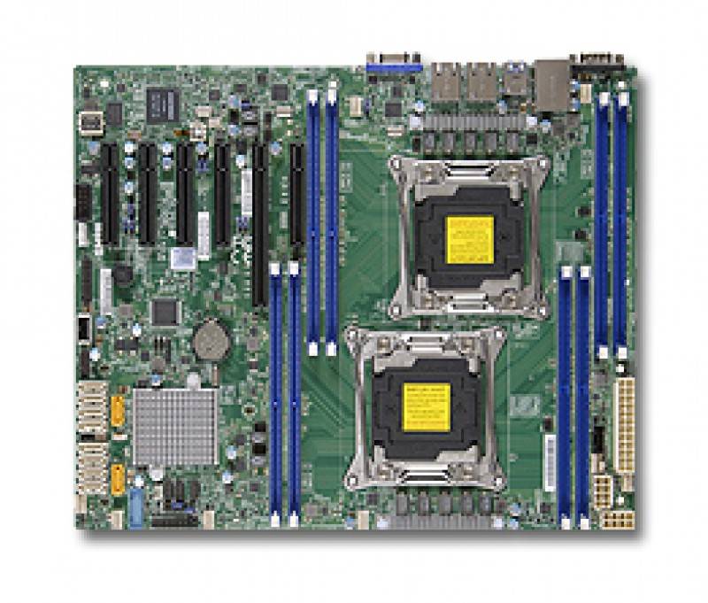 לוח אם - Supermicro MBD-X10DRL-i, Dual SKT, Intel C612 Chipset, SATA, 2xGbE