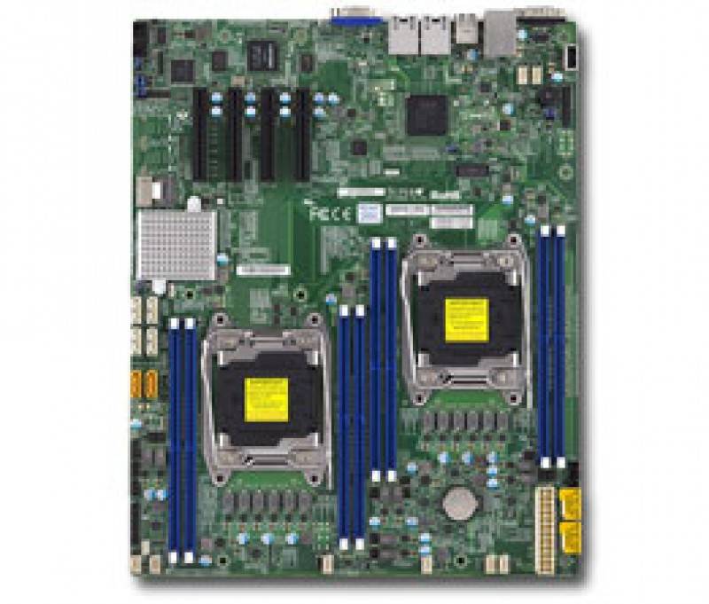 לוח אם - Supermicro MBD-X10DRD-i, Dual SKT, Intel C612 Chipset, SATA, 2xGbE