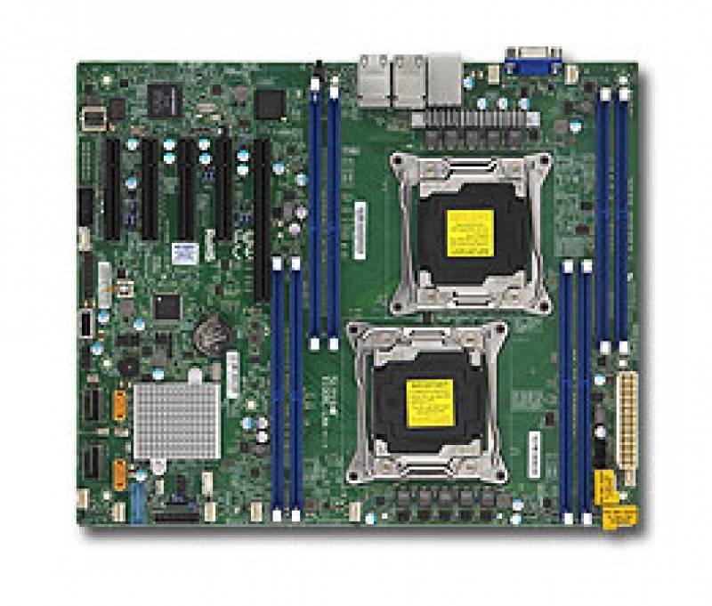 לוח אם - Supermicro MBD-X10DRL-LN4, Dual SKT, Intel C612 Chipset, SATA