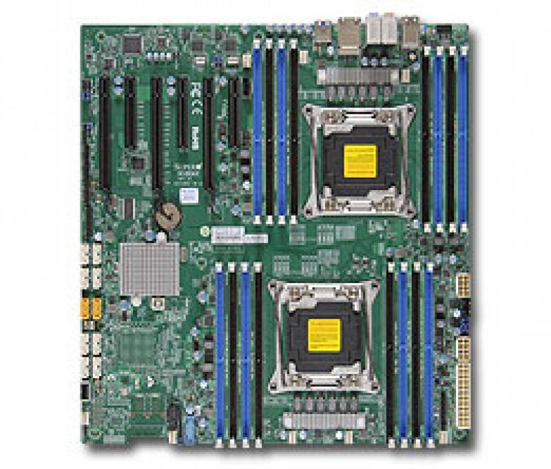 לוח אם - Supermicro MBD-X10DAi, Dual SKT, Intel C612 Chipset, SATA, 2xGbE Bulk