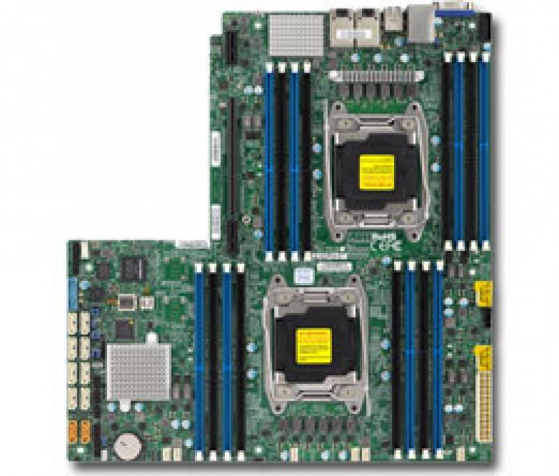 לוח אם - Supermicro MBD-X10DRW-E, Dual SKT, Intel C612 Chipset, SATA, 2xGbE