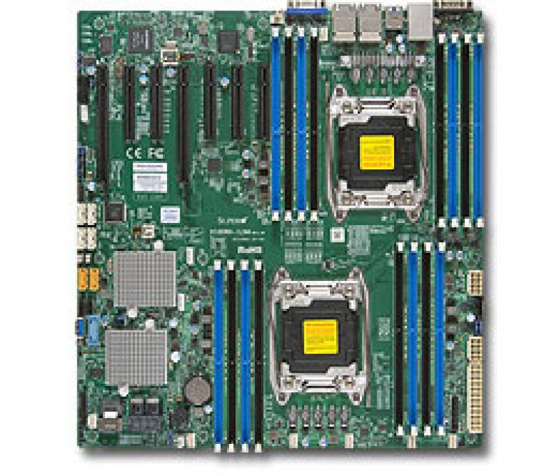 לוח אם - Supermicro MBD-X10DRH-iLN4, Dual SKT, Intel C612 Chipset, SATA