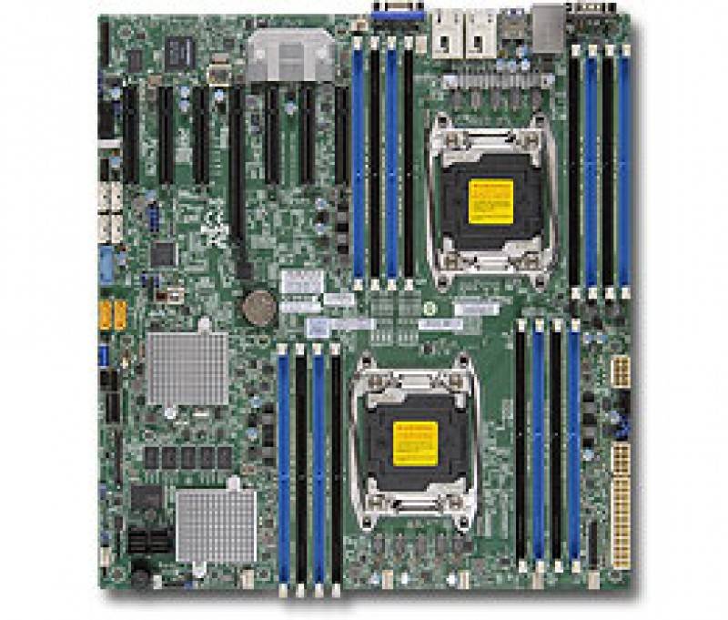 לוח אם - Supermicro MBD-X10DRH-CT, Dual SKT, Intel C612 Chipset, SATA, LSI