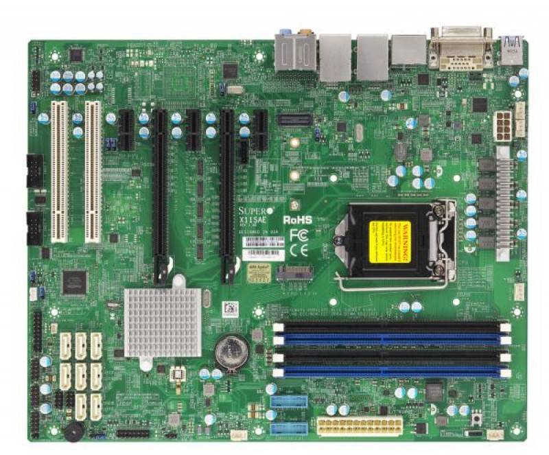 לוח אם - Supermicro MBD-X11SAE, Single SKT, Intel C236 Chipset, SATA