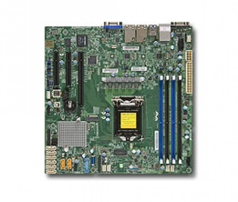 לוח אם - Supermicro MBD-X11SSH-F, Single SKT, Intel C236 Chipset, SATA