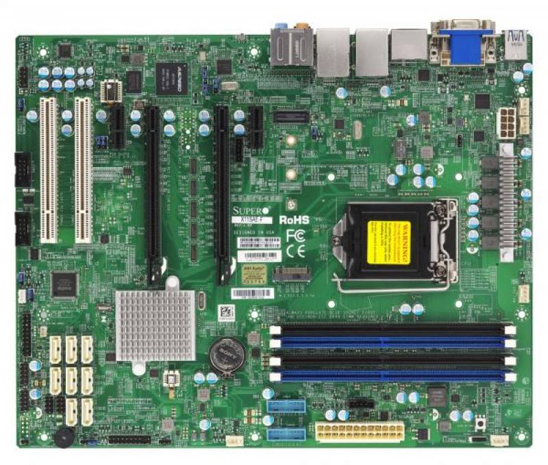 לוח אם - Supermicro MBD-X11SAE-F, Single SKT, Intel C236 Chipset, SATA