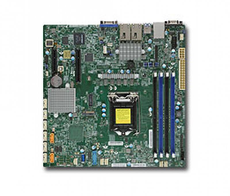 לוח אם - Supermicro MBD-X11SSH-TF, Single SKT, Intel C236 Chipset, SATA