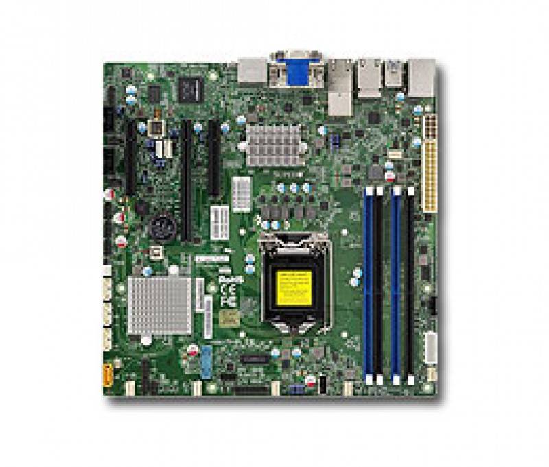 לוח אם - Supermicro MBD-X11SSZ-TLN4F, Single SKT, Intel C236 Chipset, SATA