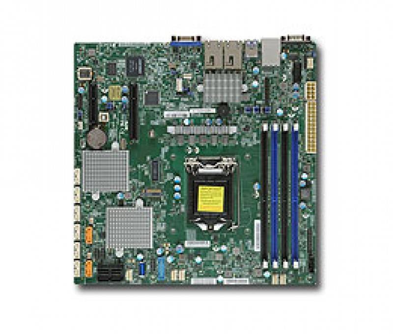 לוח אם - Supermicro MBD-X11SSH-CTF, Single SKT, Intel C236 Chipset, SATA, LSI