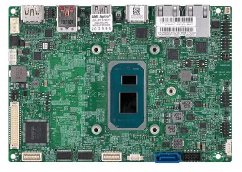 לוח אם - Supermicro MBD-X12STN-C, 1xSKT, Celeron 6305E, System on Chip, SATA