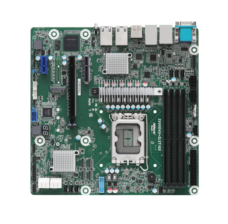 לוח אם - ASRock Z690D4U-2L2T, 1xSKT LGA1700, Intel Core 12/13 Gen., Z690